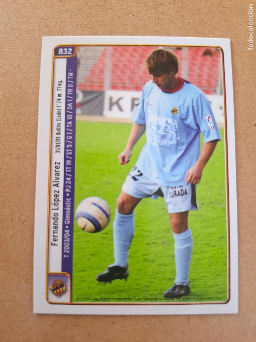 Cromos de f&uacute;tbol: MUNDICROMO 2004 2005 04 05 - 832 FERNANDO / ALFONSO - GIMNASTIC TARRAGONA