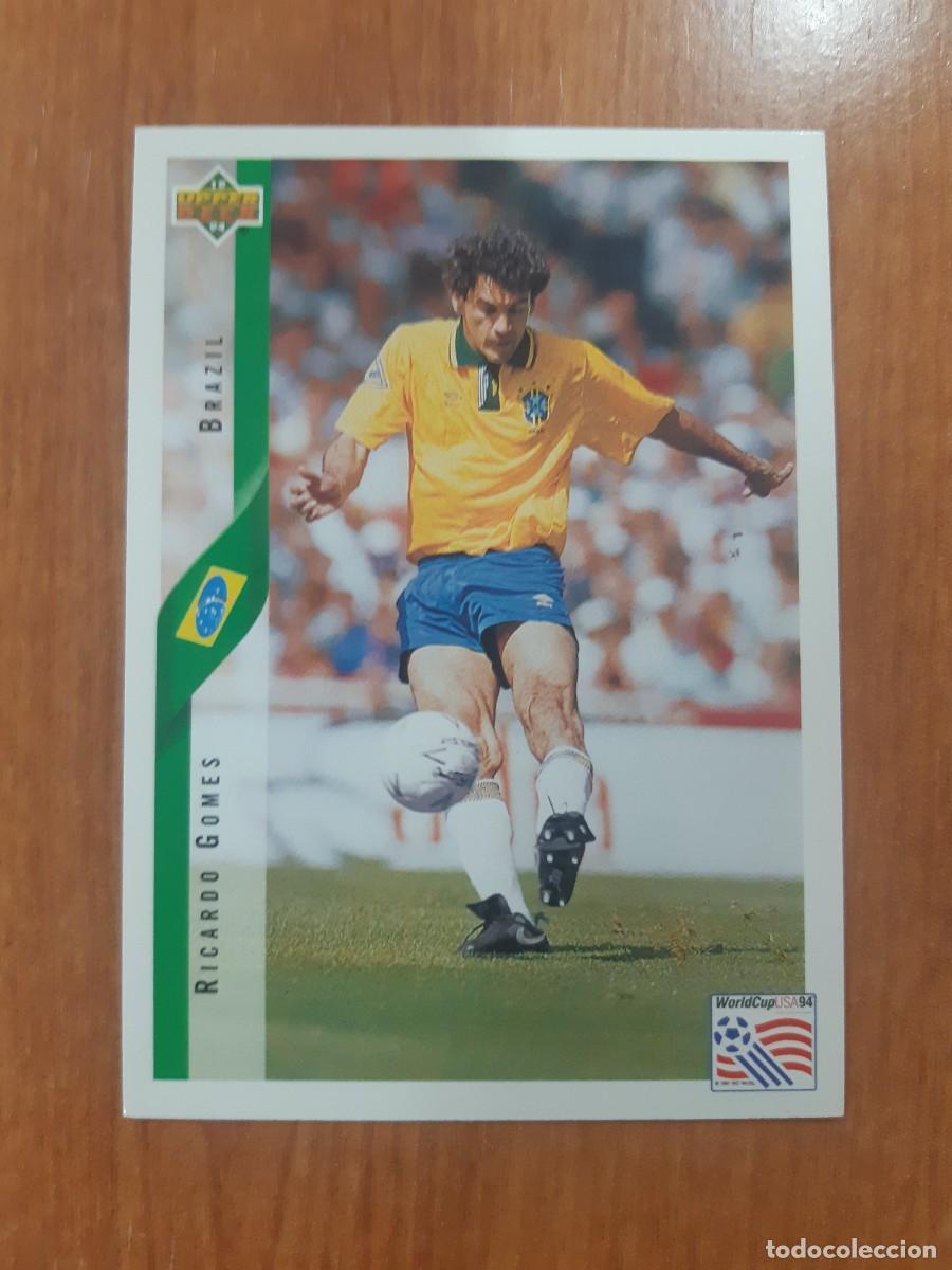 Cromos de f&uacute;tbol: N&deg;70 RICARDO GOMES BRAZIL BRASIL WORLD CUP USA 94 UPPER DECK 1994