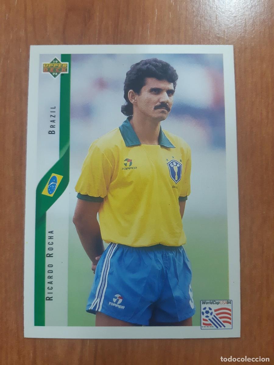 Cromos de f&uacute;tbol: N&deg;69 RICARDO ROCHA BRAZIL BRASIL WORLD CUP USA 94 UPPER DECK 1994