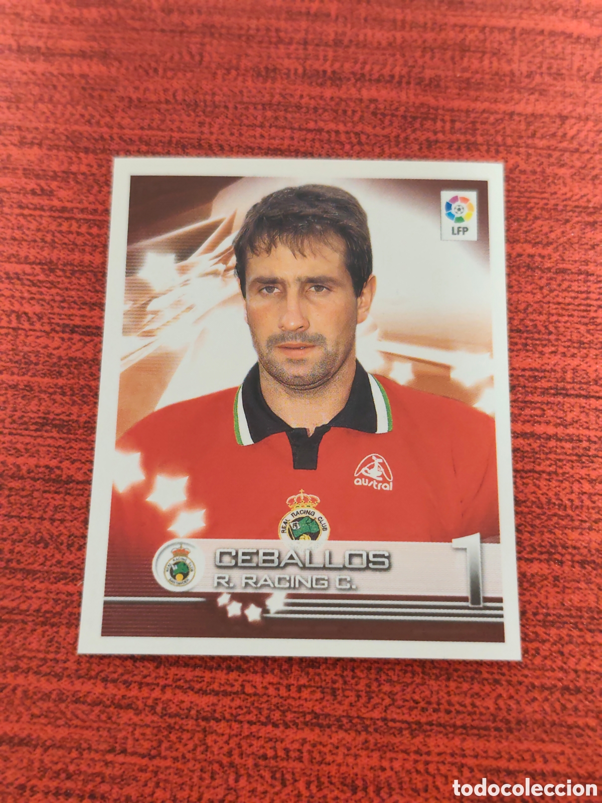 Cromos de f&uacute;tbol: 253 CEBALLOS RACING SANTANDER SUPERLIGA DE ESTRELLAS 2002 2003