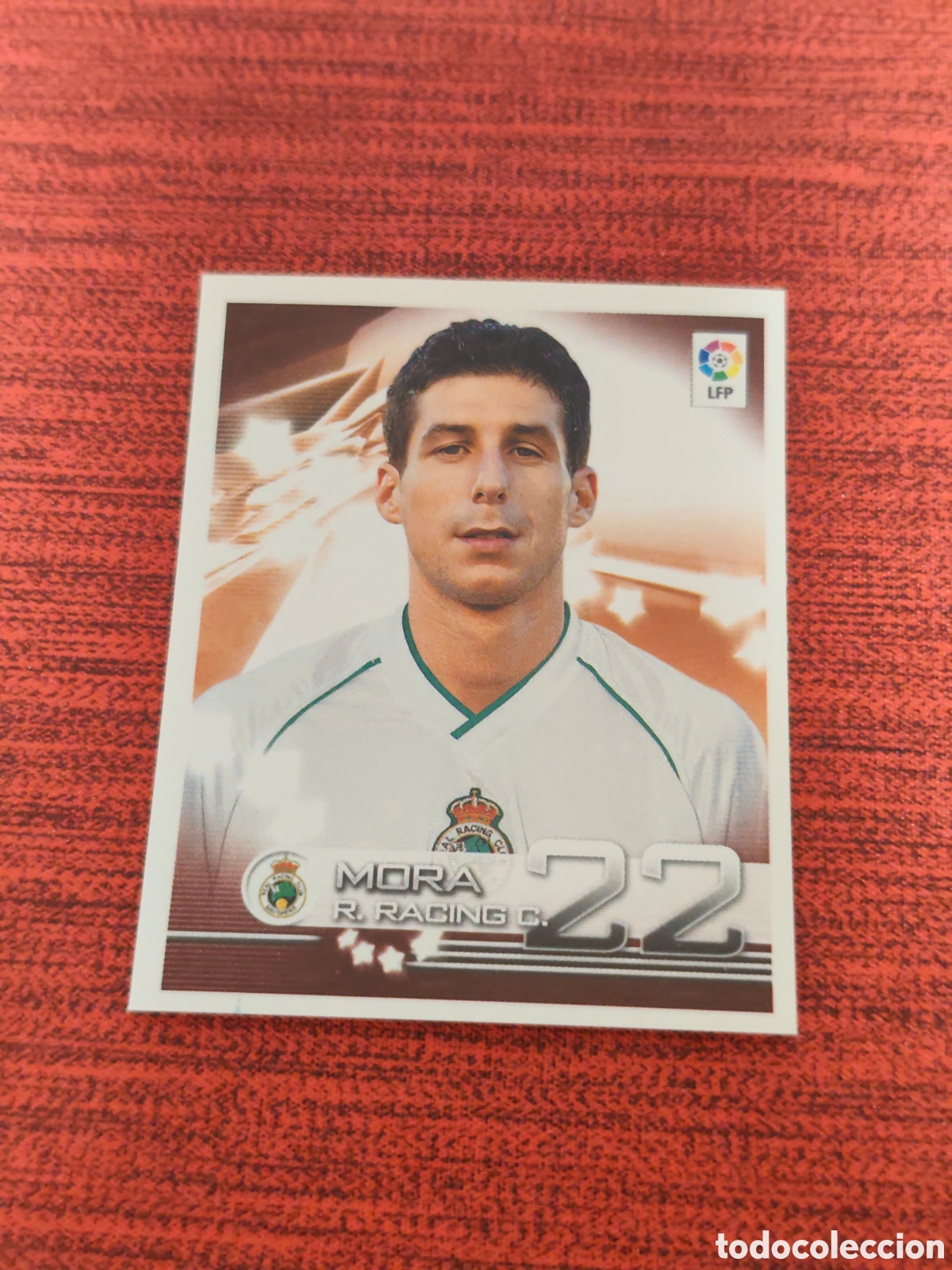 Cromos de f&uacute;tbol: 255 MORA RACING SANTANDER SUPERLIGA DE ESTRELLAS 2002 2003