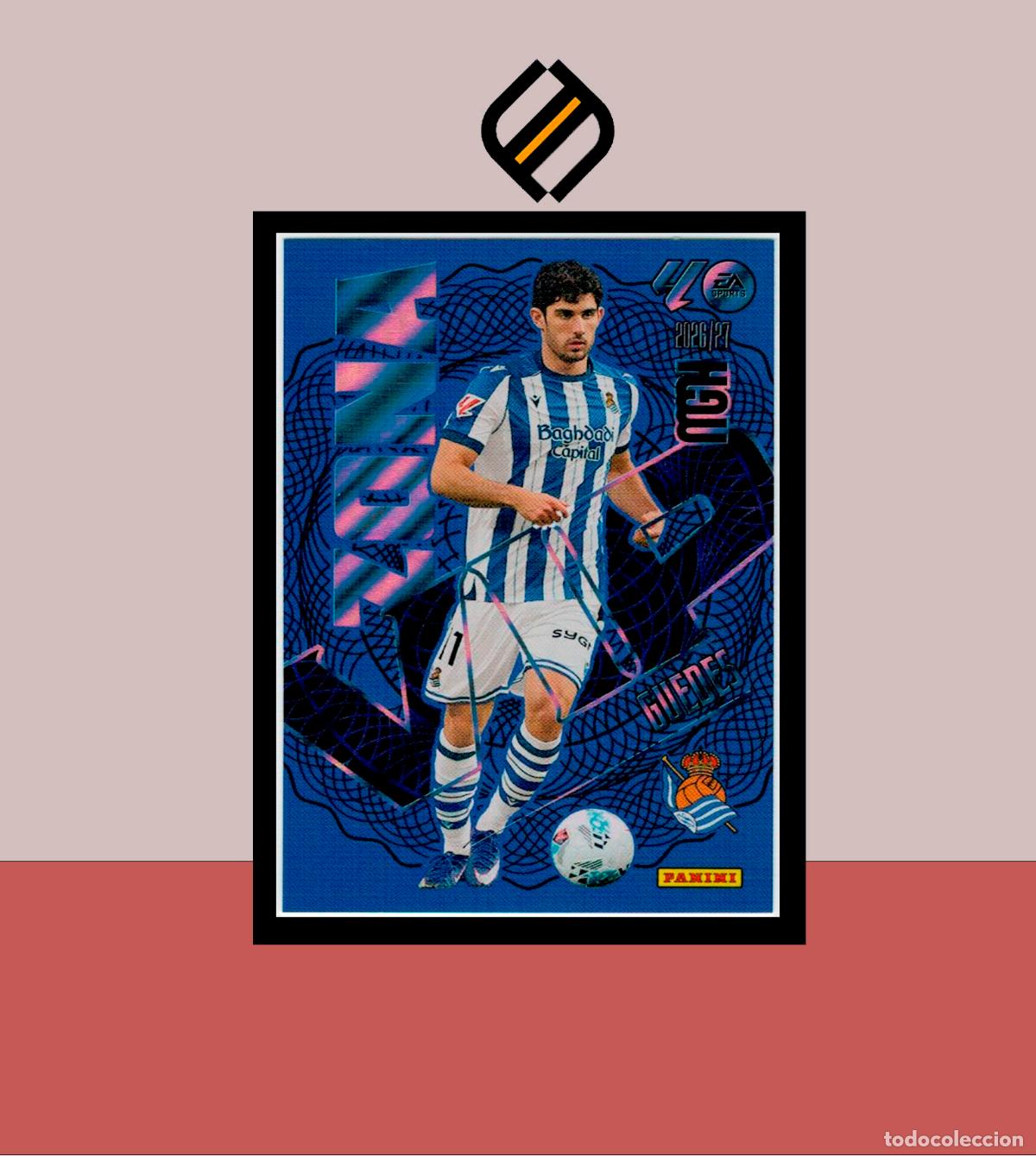 Cromos de f&uacute;tbol: MEGACRACKS 2026 2027 26 27 PANINI N&ordm; 395 GUEDES REAL SOCIEDAD COLECCI&Oacute;N MGK ZONA VIP