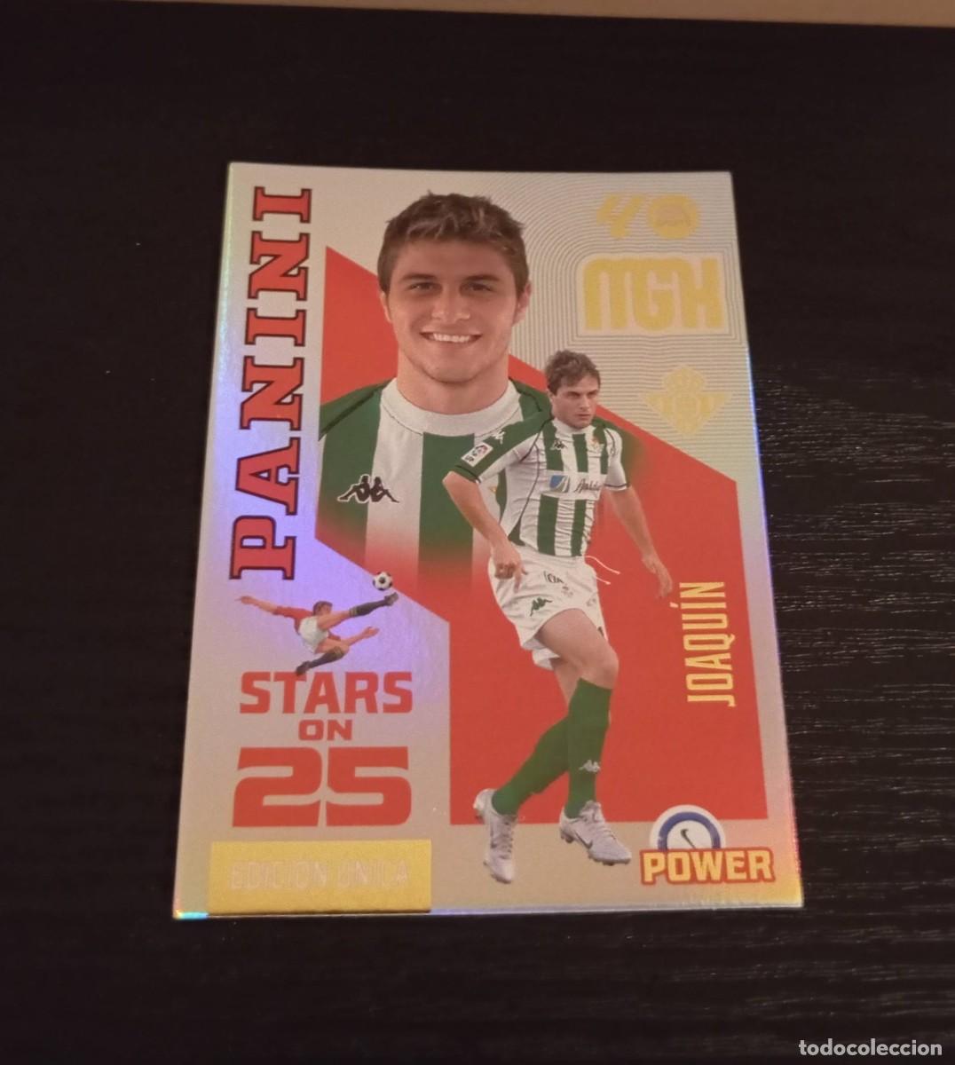Cromos de f&uacute;tbol: -MEGACRACKS 26-27 : 431P JOAQUIN ( BETIS ) -- STARS ON 25 POWER --