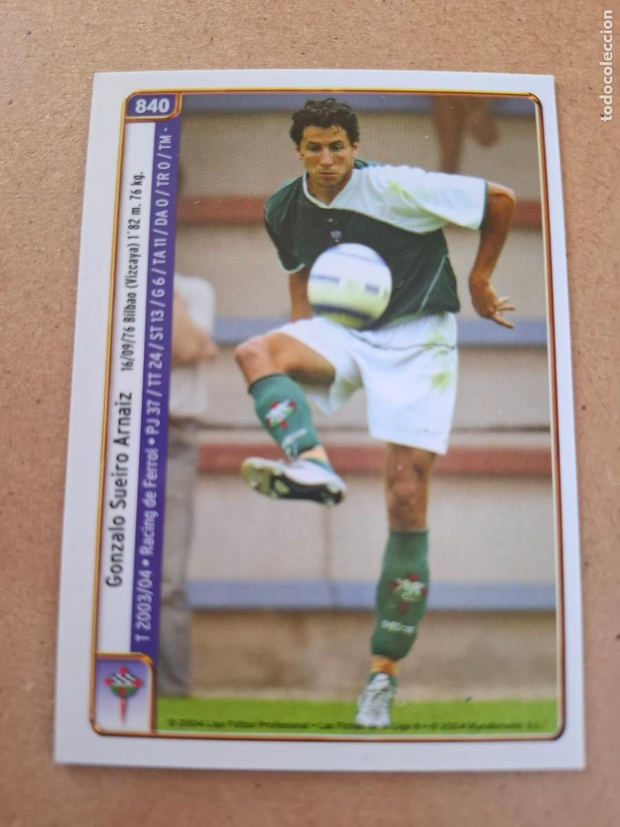 Cromos de f&uacute;tbol: MUNDICROMO 2004 2005 04 05 - 840 SUEIRO / JAIO - RACING FERROL