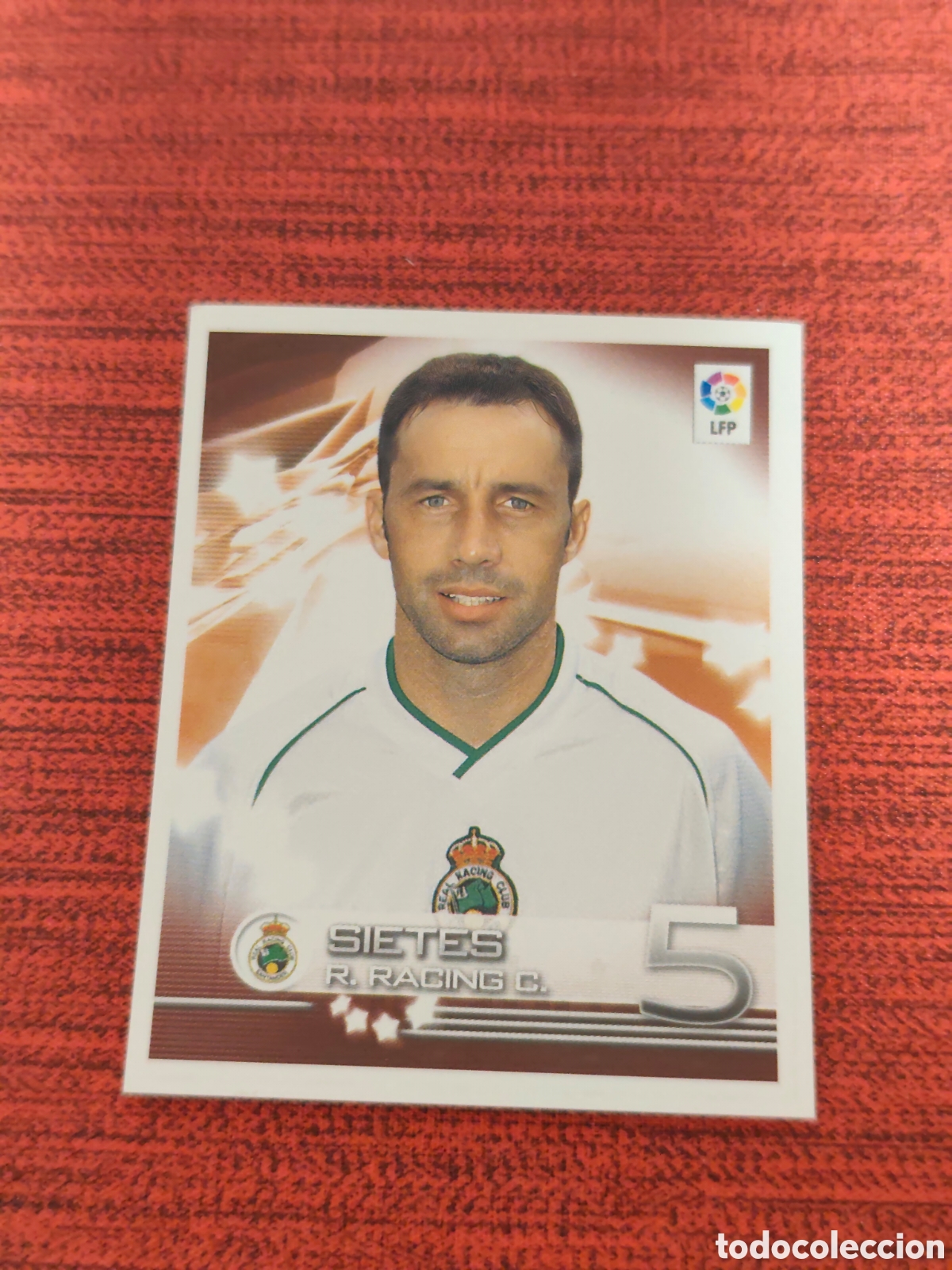Cromos de f&uacute;tbol: 257 SIETES RACING SANTANDER SUPERLIGA DE ESTRELLAS 2002 2003