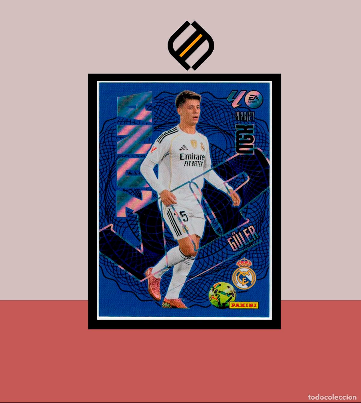 Fu&szlig;ball-Sticker: MEGACRACKS 2026 2027 26 27 PANINI N&ordm; 396 G&Uuml;LER REAL MADRID COLECCI&Oacute;N MGK ZONA VIP