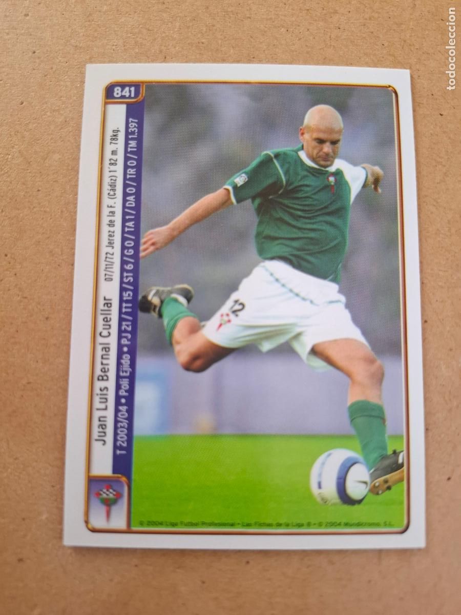 Fu&szlig;ball-Sticker: MUNDICROMO 2004 2005 04 05 - 841 JUANLU / TENA - RACING FERROL