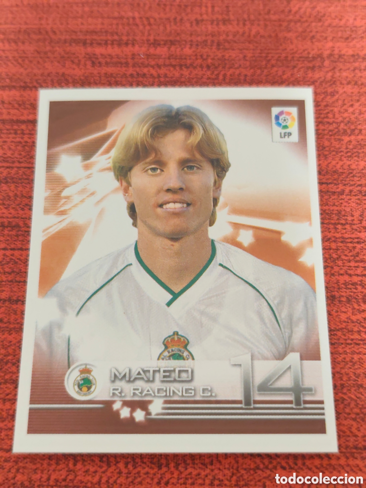 Fu&szlig;ball-Sticker: 260 MATEO RACING SANTANDER SUPERLIGA DE ESTRELLAS 2002 2003