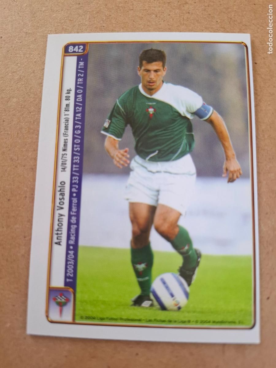 Fu&szlig;ball-Sticker: MUNDICROMO 2004 2005 04 05 - 842 VOSALHO / SITO - RACING FERROL