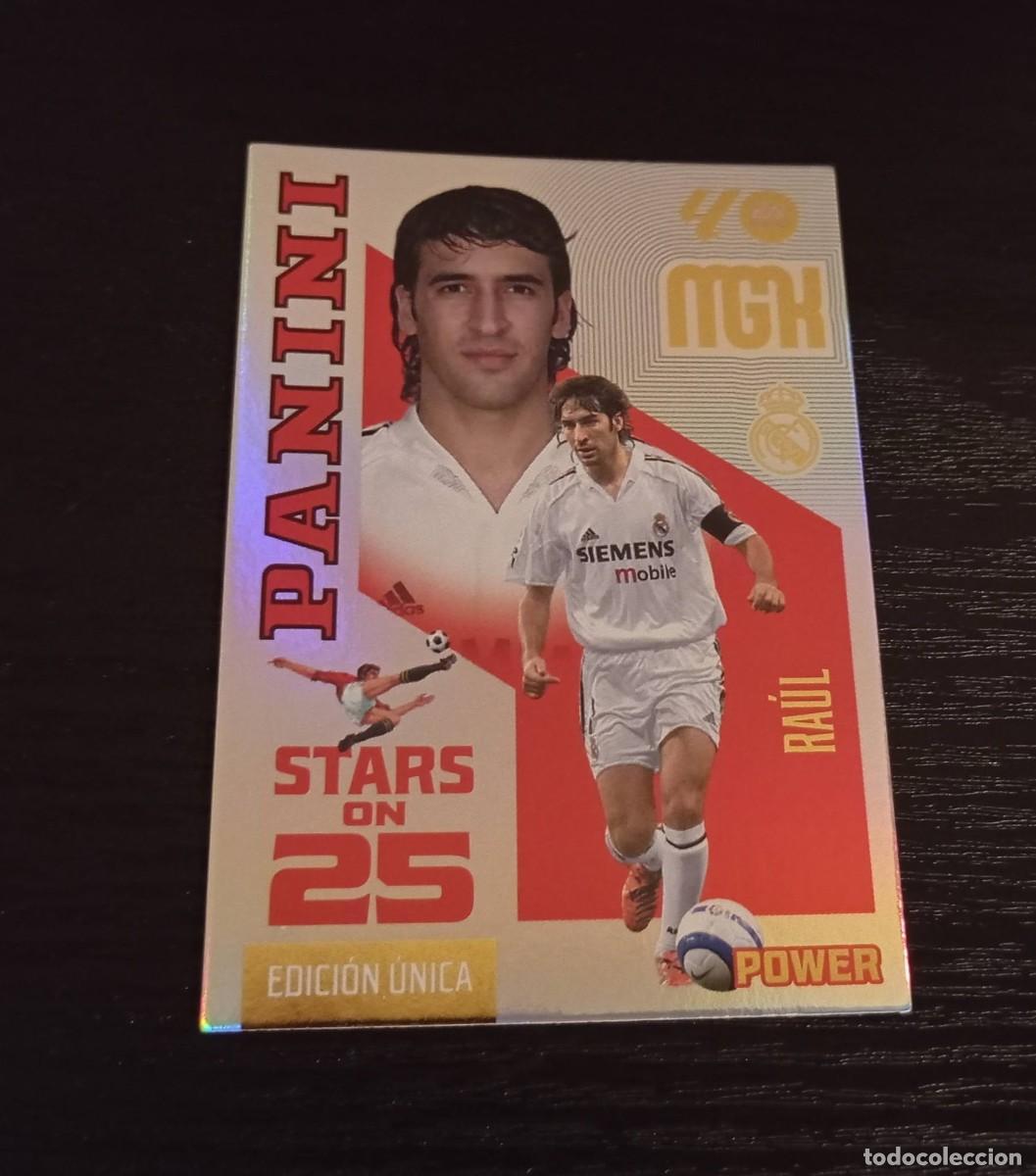 Football Stickers: -MEGACRACKS 26-27 : 426P RAUL ( REAL MADRID ) -- STARS ON 25 POWER -- 426 P