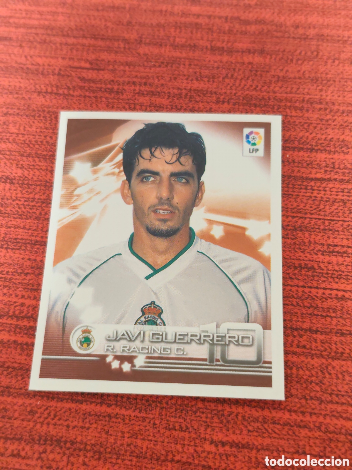 Cromos de f&uacute;tbol: 266 JAVI GUERRERO RACING SANTANDER SUPERLIGA DE ESTRELLAS 2002 2003