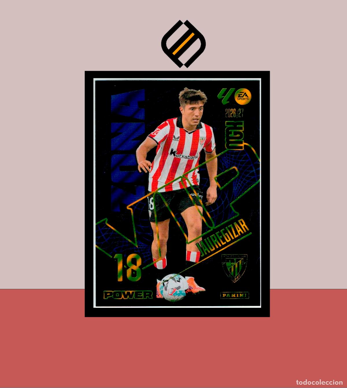 Cromos de f&uacute;tbol: MEGACRACKS 2026 2027 26 27 PANINI P398 398 JAUREGIZAR ATHLETICO BILBAO COLECCI&Oacute;N MGK ZONA VIP POWER