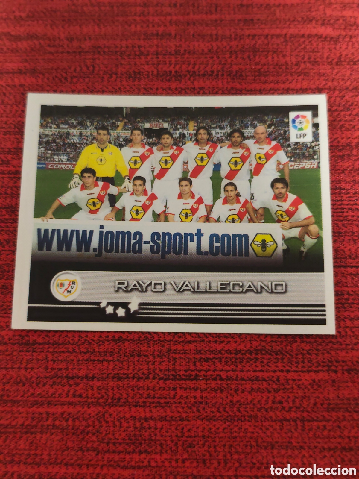 Cromos de f&uacute;tbol: 269 ALINEACI&Oacute;N RAYO VALLECANO SUPERLIGA DE ESTRELLAS 2002 2003