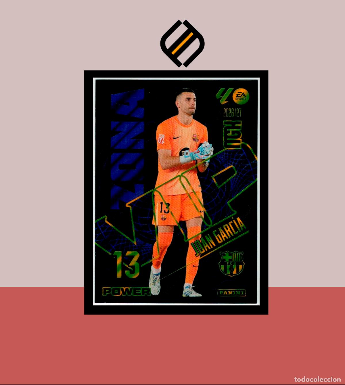 Cromos de f&uacute;tbol: MEGACRACKS 2026 2027 26 27 PANINI P399 399 JOAN GARC&Iacute;A BARCELONA BAR&Ccedil;A COLECCI&Oacute;N MGK ZONA VIP POWER