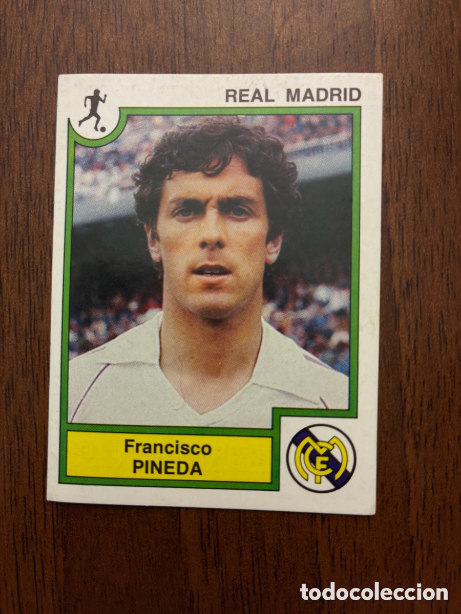 Cromos de f&uacute;tbol: Cromo Francisco Pineda (Real Madrid) n&ordm; 232 - F&uacute;tbol Basket 85 Panini (1984/85) - Sin Pegar
