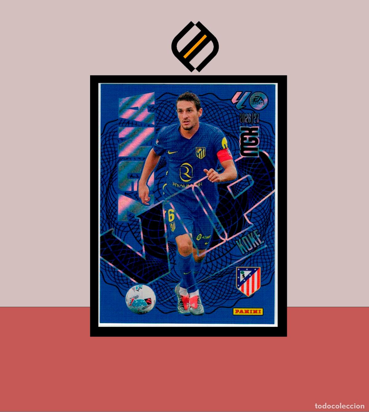Cromos de f&uacute;tbol: MEGACRACKS 2026 2027 26 27 PANINI N&ordm; 400 KOKE ATL&Eacute;TICO MADRID COLECCI&Oacute;N ALB&Uacute;M MGK ZONA VIP