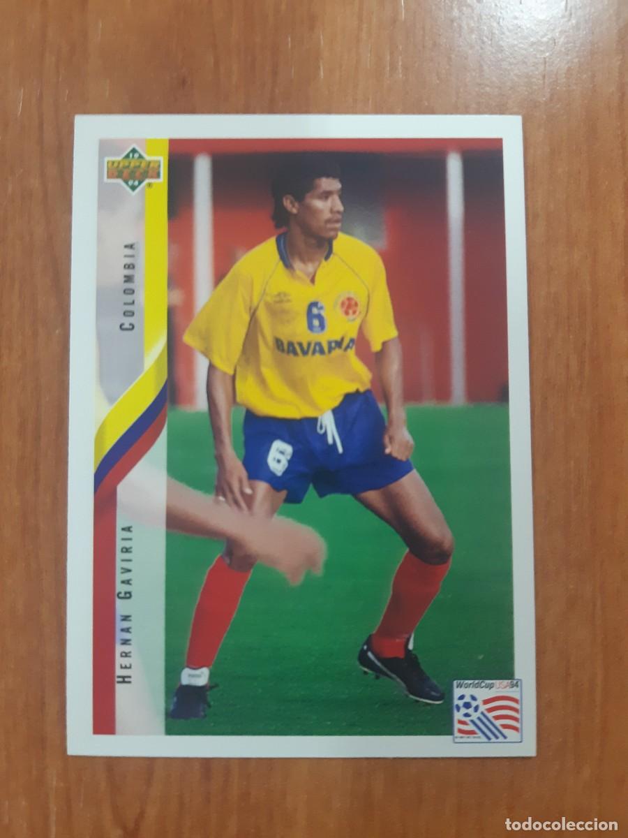 Cromos de f&uacute;tbol: N&deg;65 HERNAN GAVIRIA COLOMBIA WORLD CUP USA 94 UPPER DECK 1994