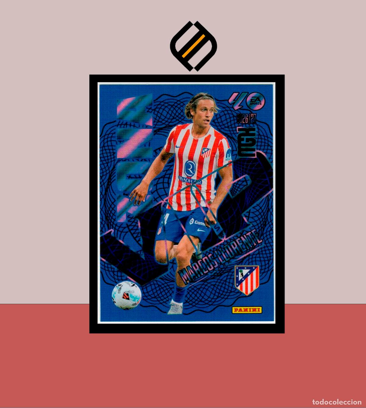 Cromos de Futebol: MEGACRACKS 2026 2027 26 27 PANINI 401 MARCOS LLORENTE ATL&Eacute;TICO MADRID COLECCI&Oacute;N ALB&Uacute;M MGK ZONA VIP