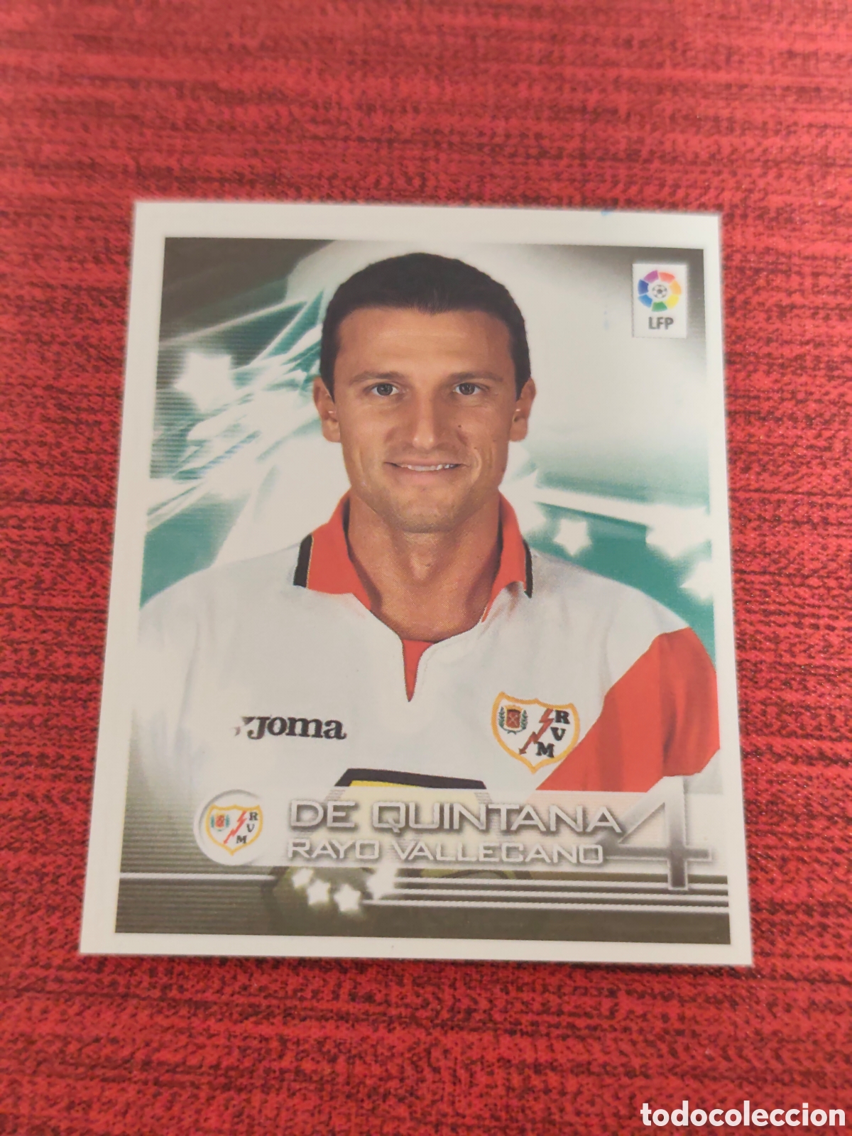 Cromos de f&uacute;tbol: 274 DE QUINTANA RAYO VALLECANO SUPERLIGA DE ESTRELLAS 2002 2003