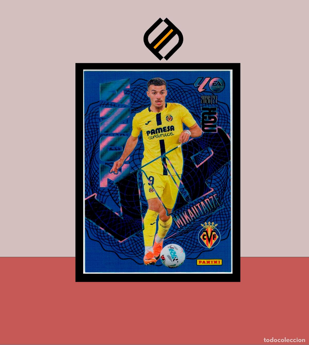 Cromos de f&uacute;tbol: MEGACRACKS 2026 2027 26 27 PANINI N&ordm; 402 MIKAUTADZE VILLARREAL COLECCI&Oacute;N ALB&Uacute;M MGK ZONA VIP