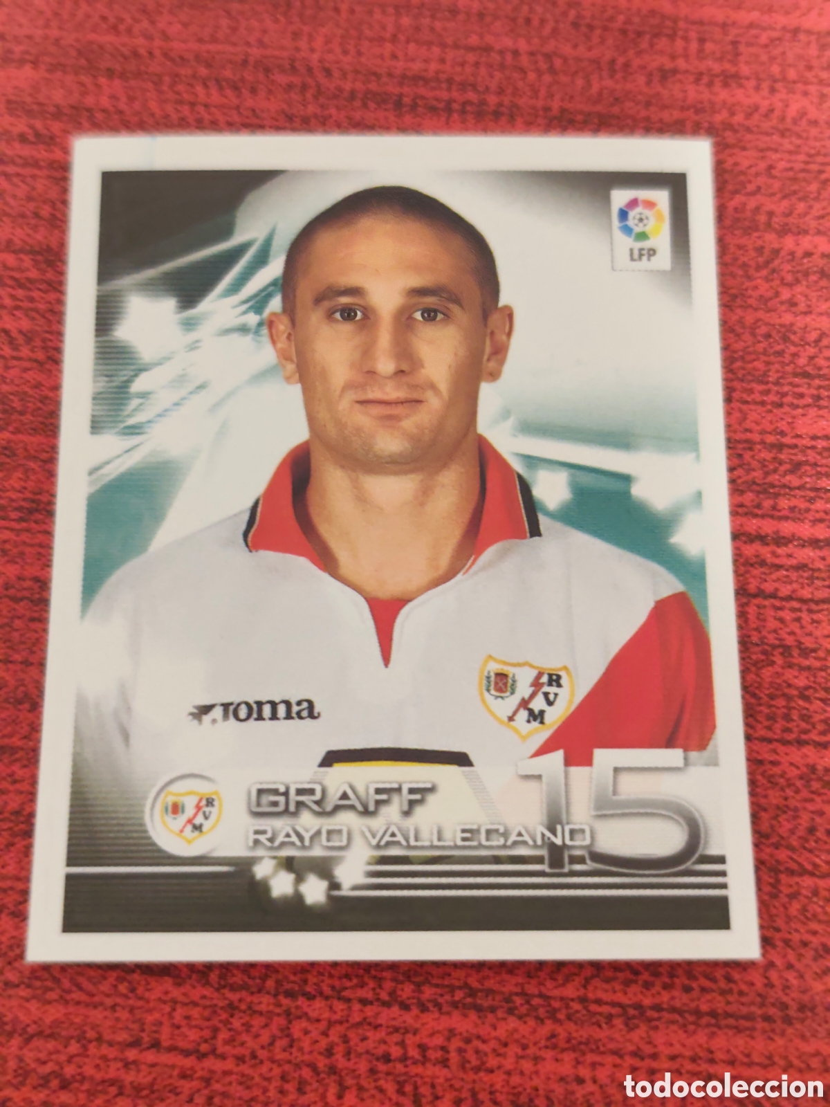 Cromos de f&uacute;tbol: 275 GRAFF RAYO VALLECANO SUPERLIGA DE ESTRELLAS 2002 2003