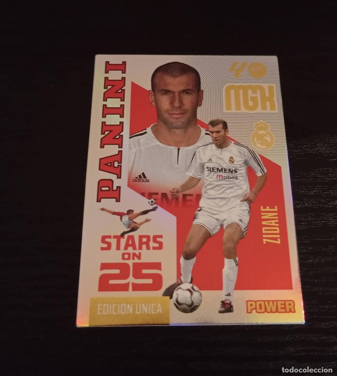 Cromos de f&uacute;tbol: -MEGACRACKS 26-27 : 430P ZIDANE ( REAL MADRID ) -- STARS ON 25 POWER -- 430 P