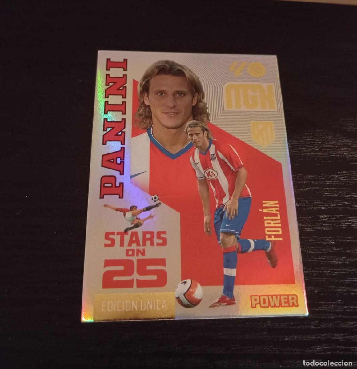 Cromos de f&uacute;tbol: -MEGACRACKS 26-27 : 439P FORLAN ( AT.MADRID ) -- STARS ON 25 POWER -- 439 P