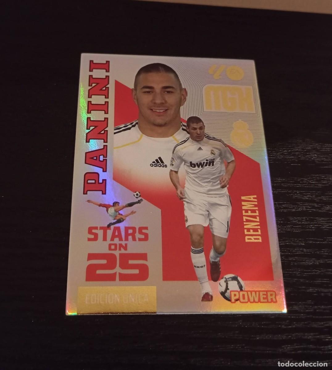 Cromos de f&uacute;tbol: -MEGACRACKS 26-27 : 441P BENZEMA ( REAL MADRID ) -- STARS ON 25 POWER -- 441 P