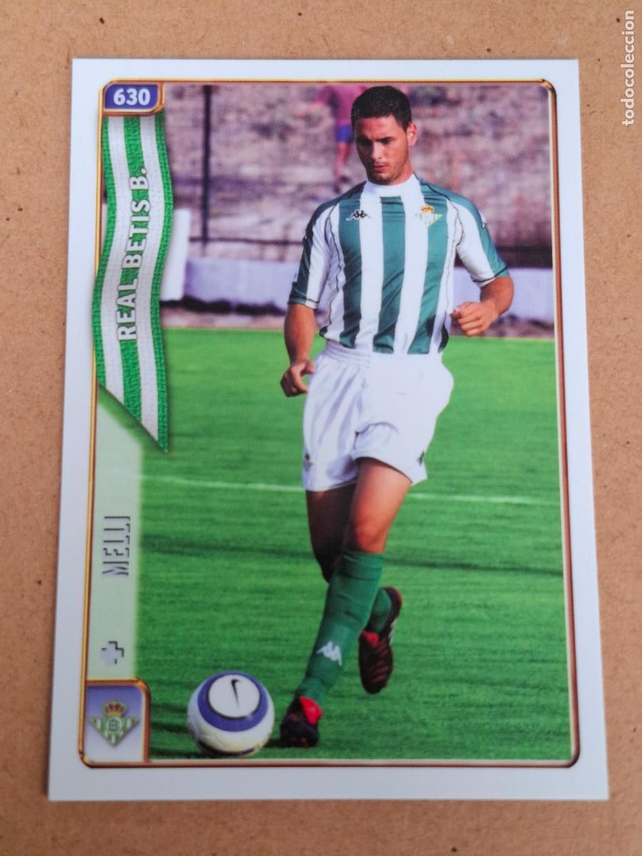 Figurine di Calcio: MUNDICROMO 2004 2005 04 05 - 630 MELLI - REAL BETIS