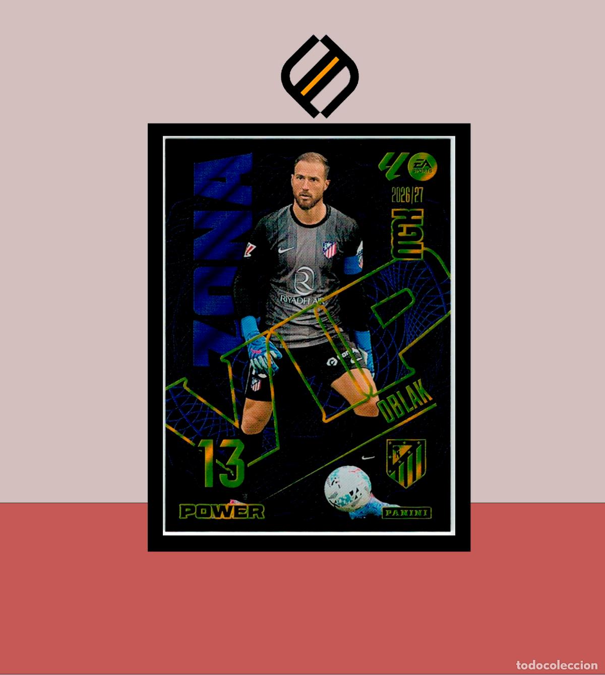 Figurine di Calcio: MEGACRACKS 2026 2027 26 27 PANINI P403 403 OBLAK ATL&Eacute;TICO MADRID COLECCI&Oacute;N ALB&Uacute;M MGK ZONA VIP POWER