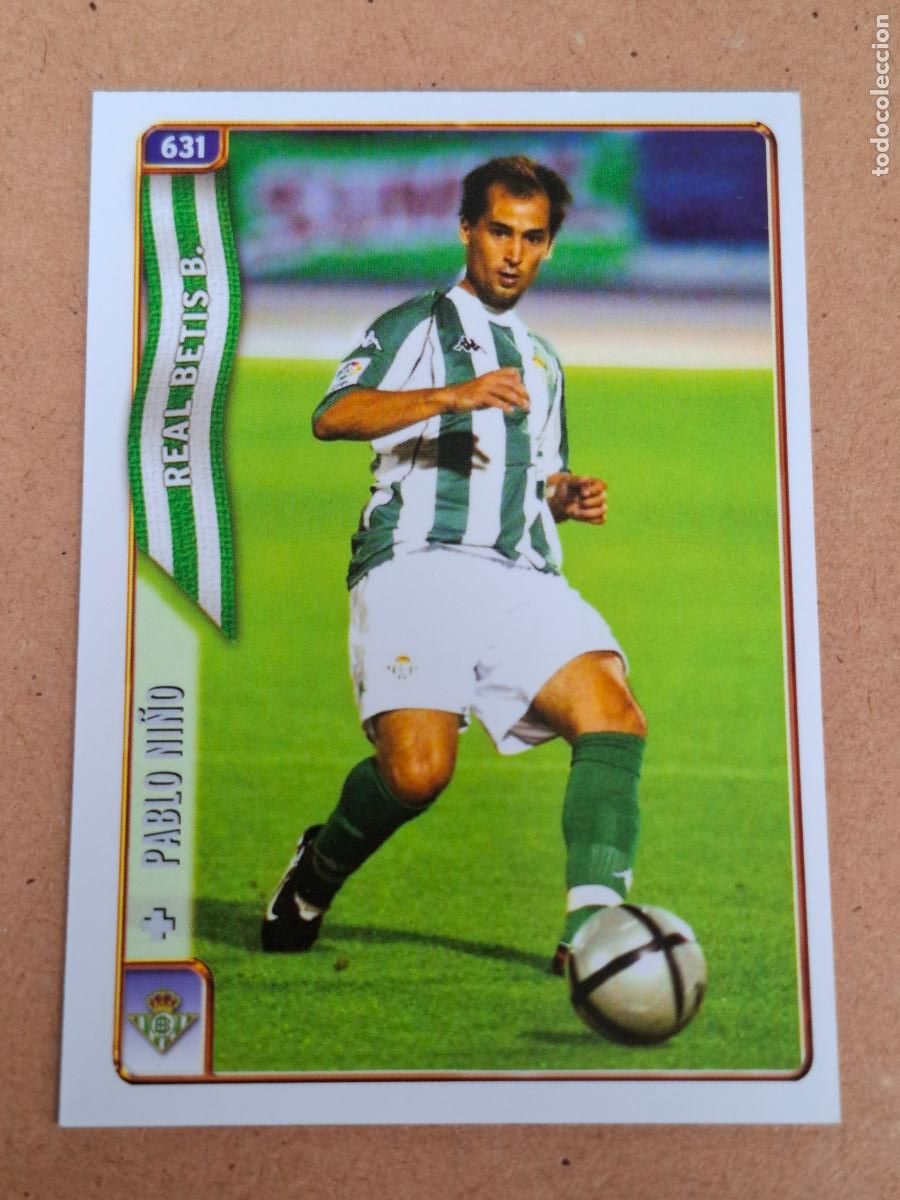 Figurine di Calcio: MUNDICROMO 2004 2005 04 05 - 631 PABLO NI&Ntilde;O - REAL BETIS