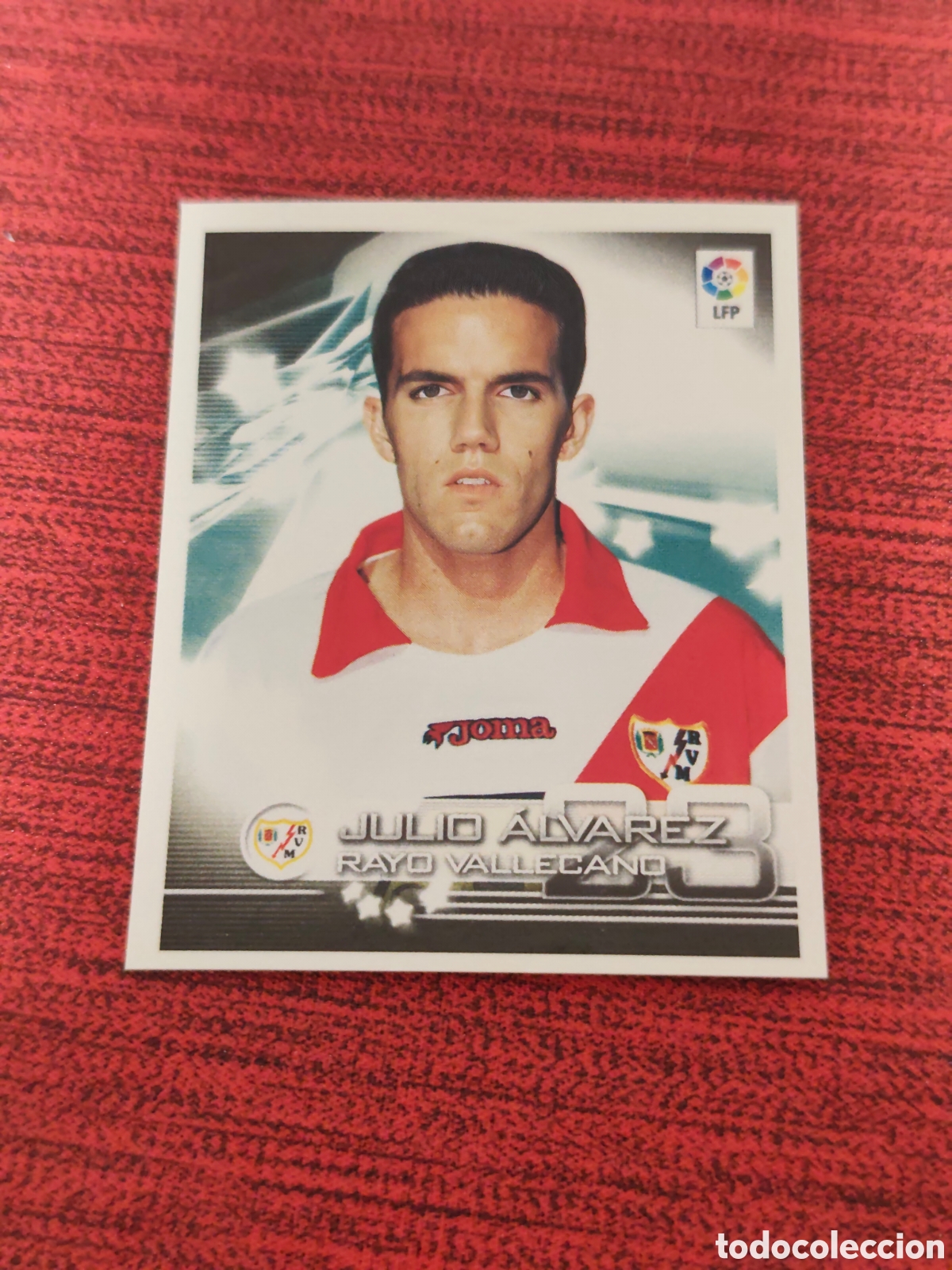 Figurine di Calcio: 280 JULIO &Aacute;LVAREZ RAYO VALLECANO SUPERLIGA DE ESTRELLAS 2002 2003