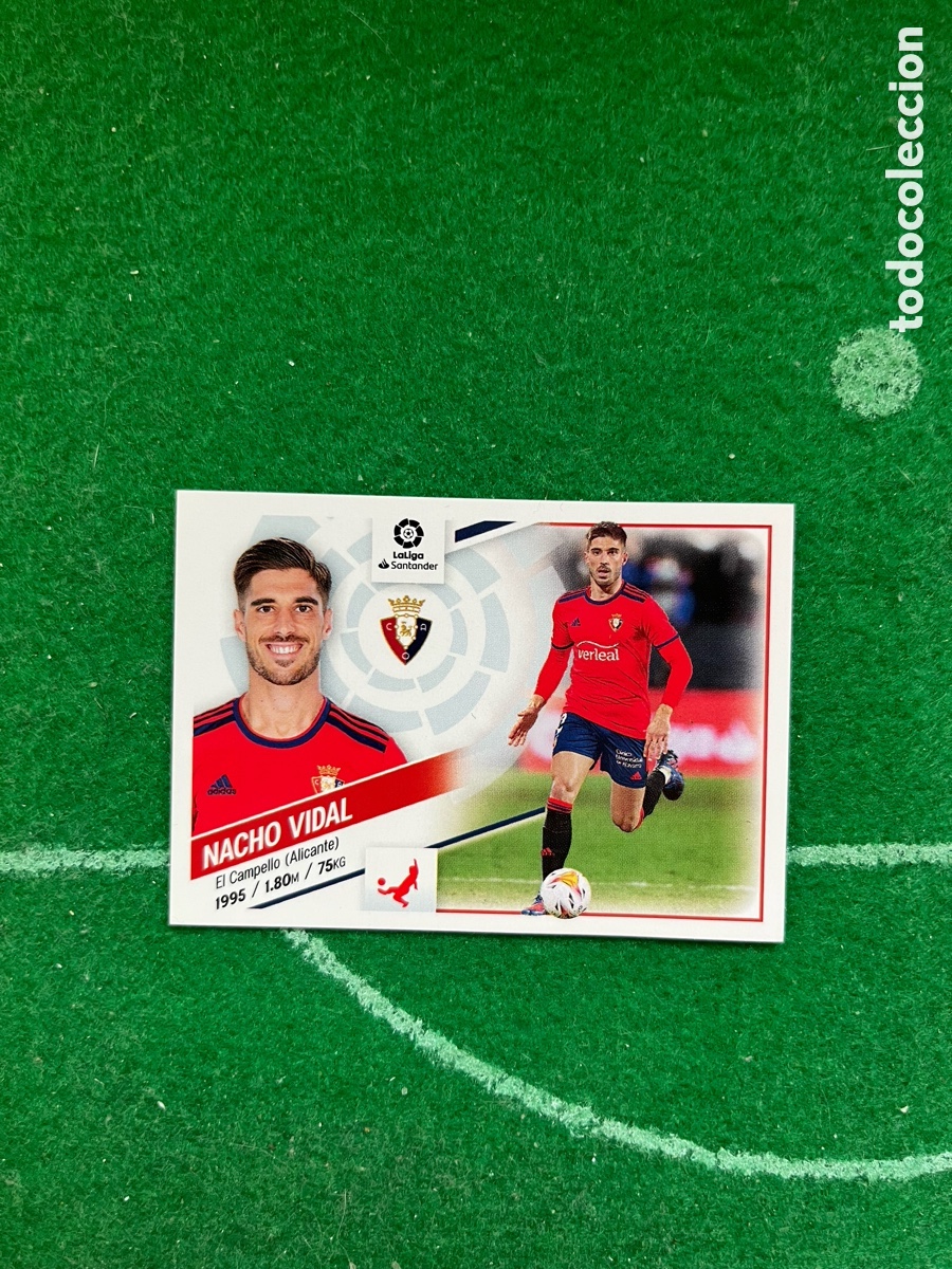 Cartes &agrave; collectionner de Football: 5 NACHO VIDAL OSASUNA LIGA ESTE 2022 2023 PANINI