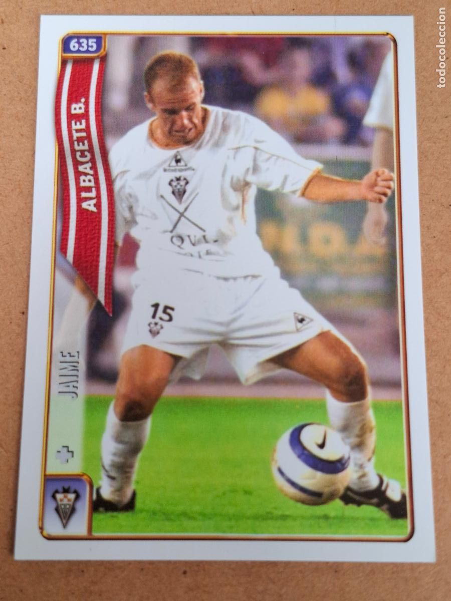 Cartes &agrave; collectionner de Football: MUNDICROMO 2004 2005 04 05 - 635 JAIME - ALBACETE BALOMPIE
