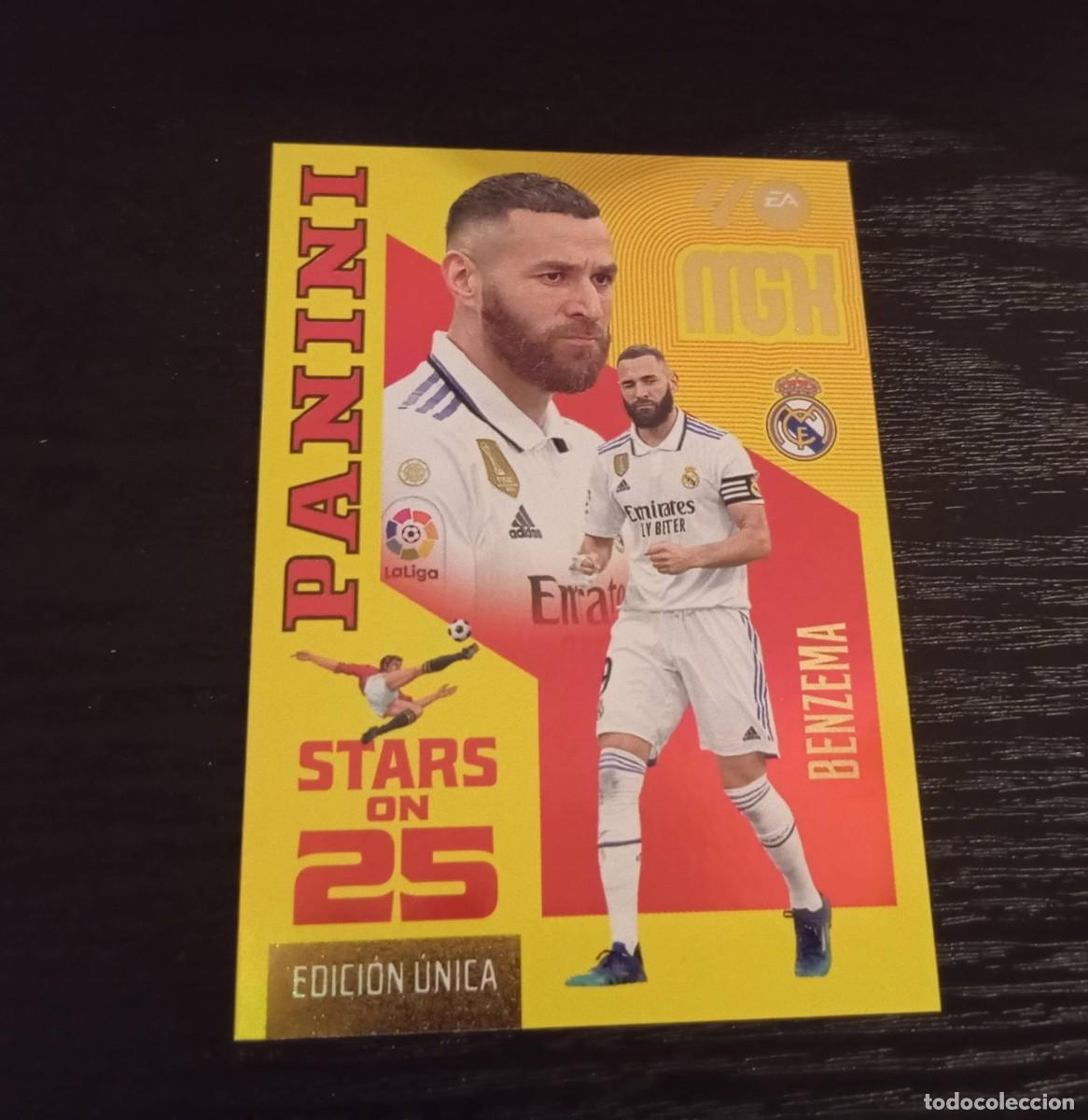 Cromos de f&uacute;tbol: -MEGACRACKS 26-27 : 441 BENZEMA ( REAL MADRID ) -- STARS ON 25 --