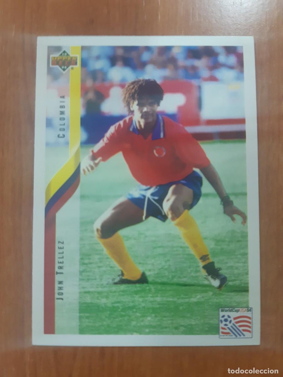 Cromos de f&uacute;tbol: N&deg;60 JOHN TRELLEZ COLOMBIA WORLD CUP USA 94 UPPER DECK 1994