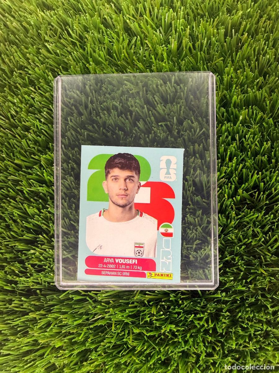Cromos de f&uacute;tbol: N&ordm; IRN3B Arya Yousefi Actualizaci&oacute;n Ir&aacute;n Mundial 2026 Stickers