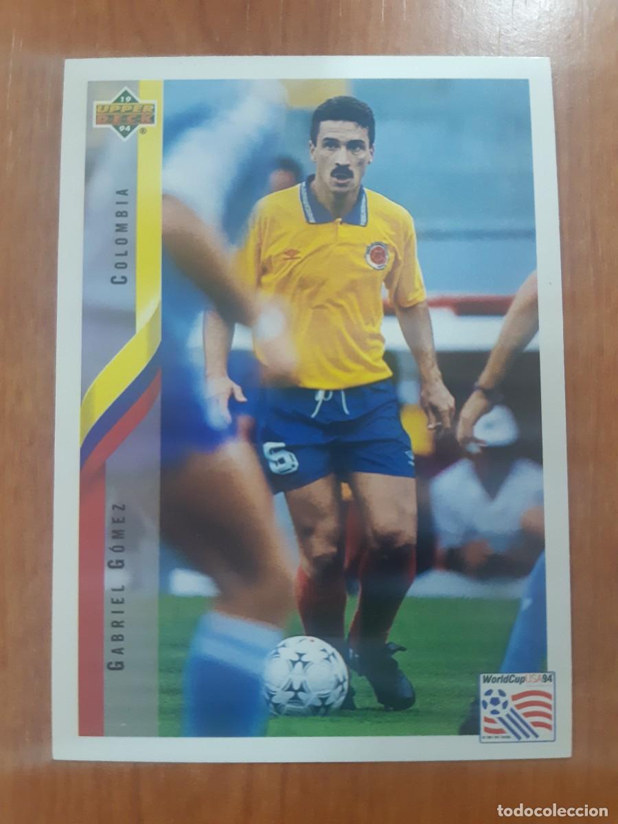 Cromos de f&uacute;tbol: N&deg;59 GABRIEL G&Oacute;MEZ COLOMBIA WORLD CUP USA 94 UPPER DECK 1994