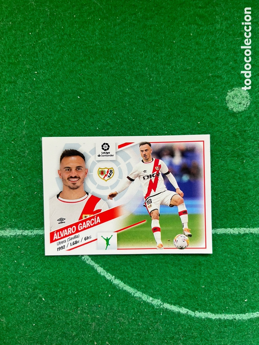 Cromos de f&uacute;tbol: 19 ALVARO GARC&Iacute;A RAYO VALLECANO LIGA ESTE 2022 2023 PANIN