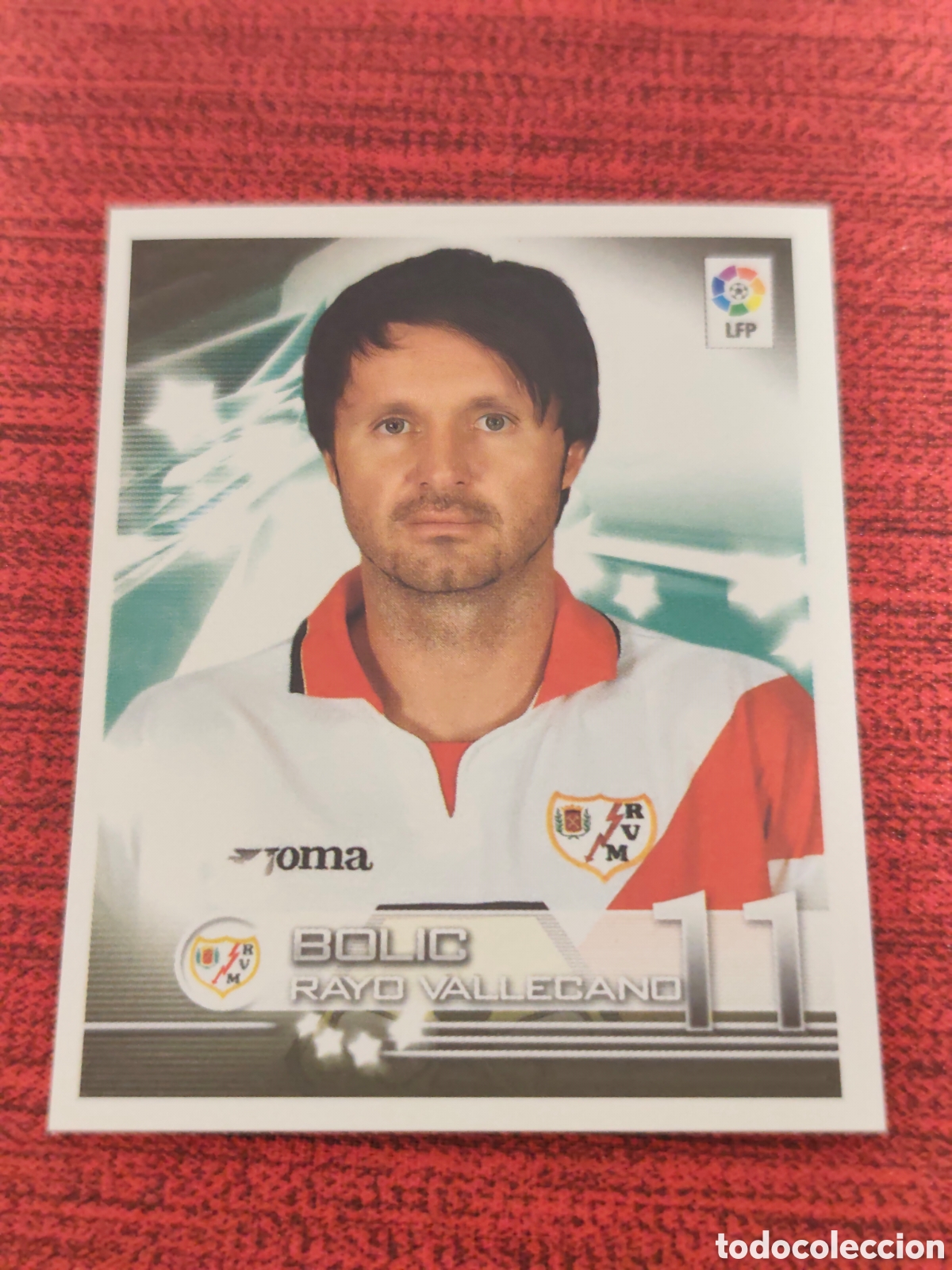 Cromos de f&uacute;tbol: 285 BOLIC RAYO VALLECANO SUPERLIGA 2002 2003