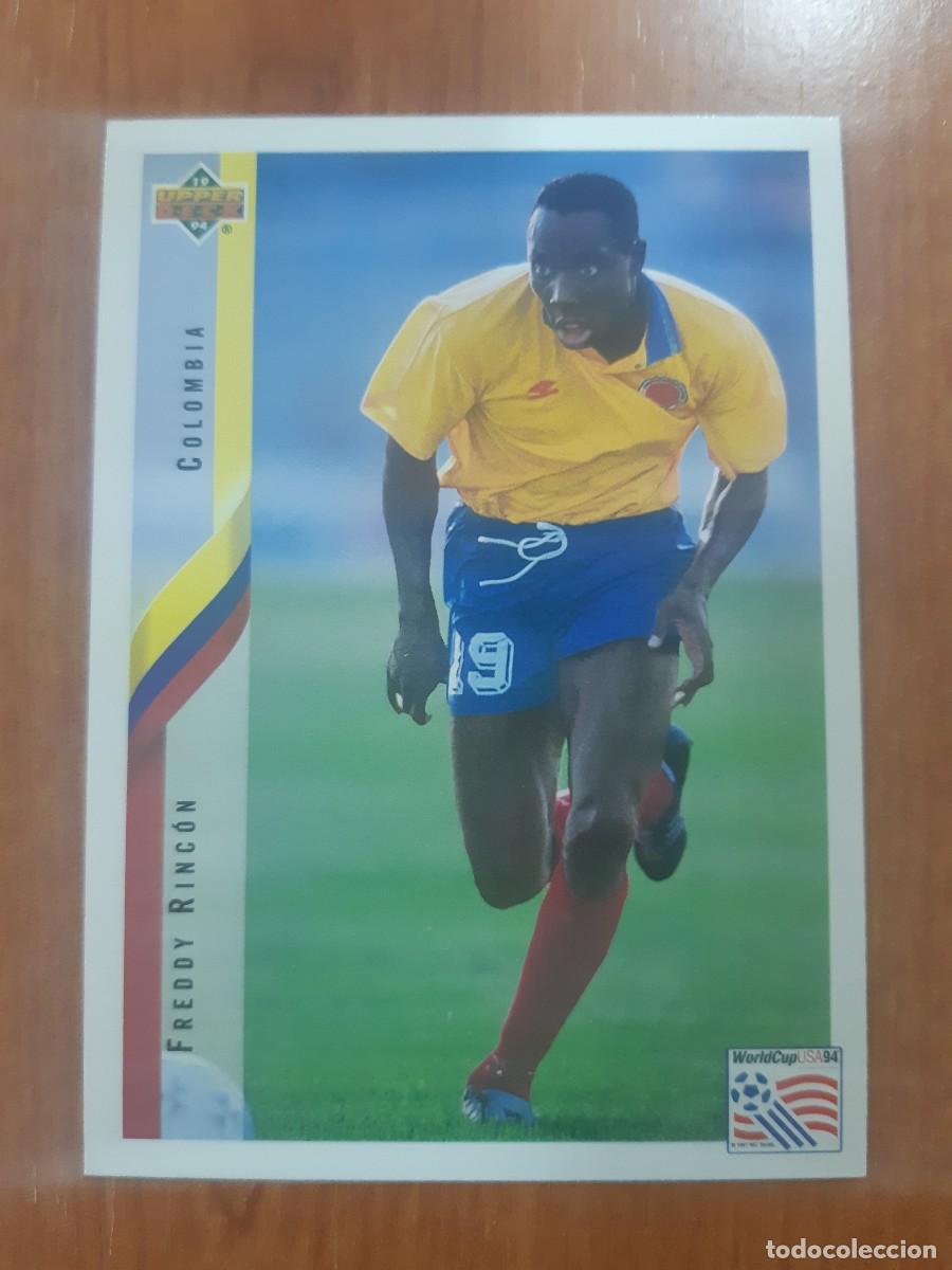 Cromos de f&uacute;tbol: N&deg;58 FREDDY RINCON COLOMBIA WORLD CUP USA 94 UPPER DECK 1994