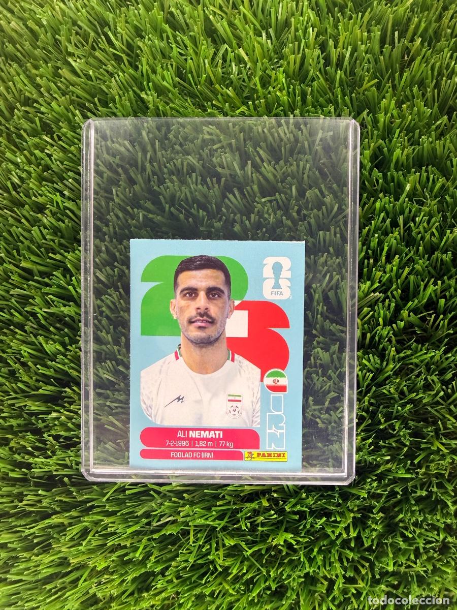 Cromos de f&uacute;tbol: N&ordm; IRN9B Ali Nemati Actualizaci&oacute;n Ir&aacute;n Mundial 2026 Stickers