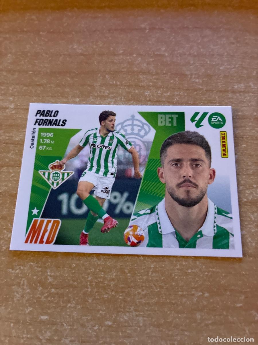 Cromos de f&uacute;tbol: 14 PABLO FORNALS REAL BETIS LIGA ESTE 2025 2026