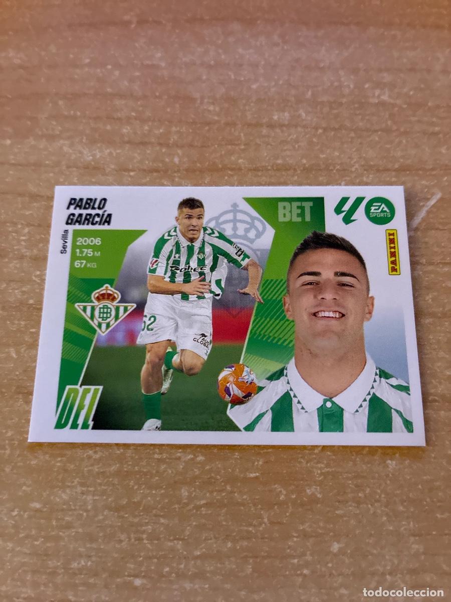 Cromos de f&uacute;tbol: 16 PABLO GARC&Iacute;A REAL BETIS LIGA ESTE 2025 2026