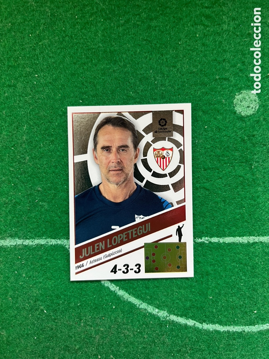 Cromos de f&uacute;tbol: 2 JULEN LOPETEGUI SEVILLA LIGA ESTE 2022 2023 PANINI ENTRENADOR