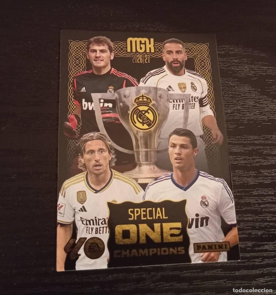 Cromos de f&uacute;tbol: -MEGACRACKS 26-27 : ESPECIAL ONE CHAMPIONS ( REAL MADRID )