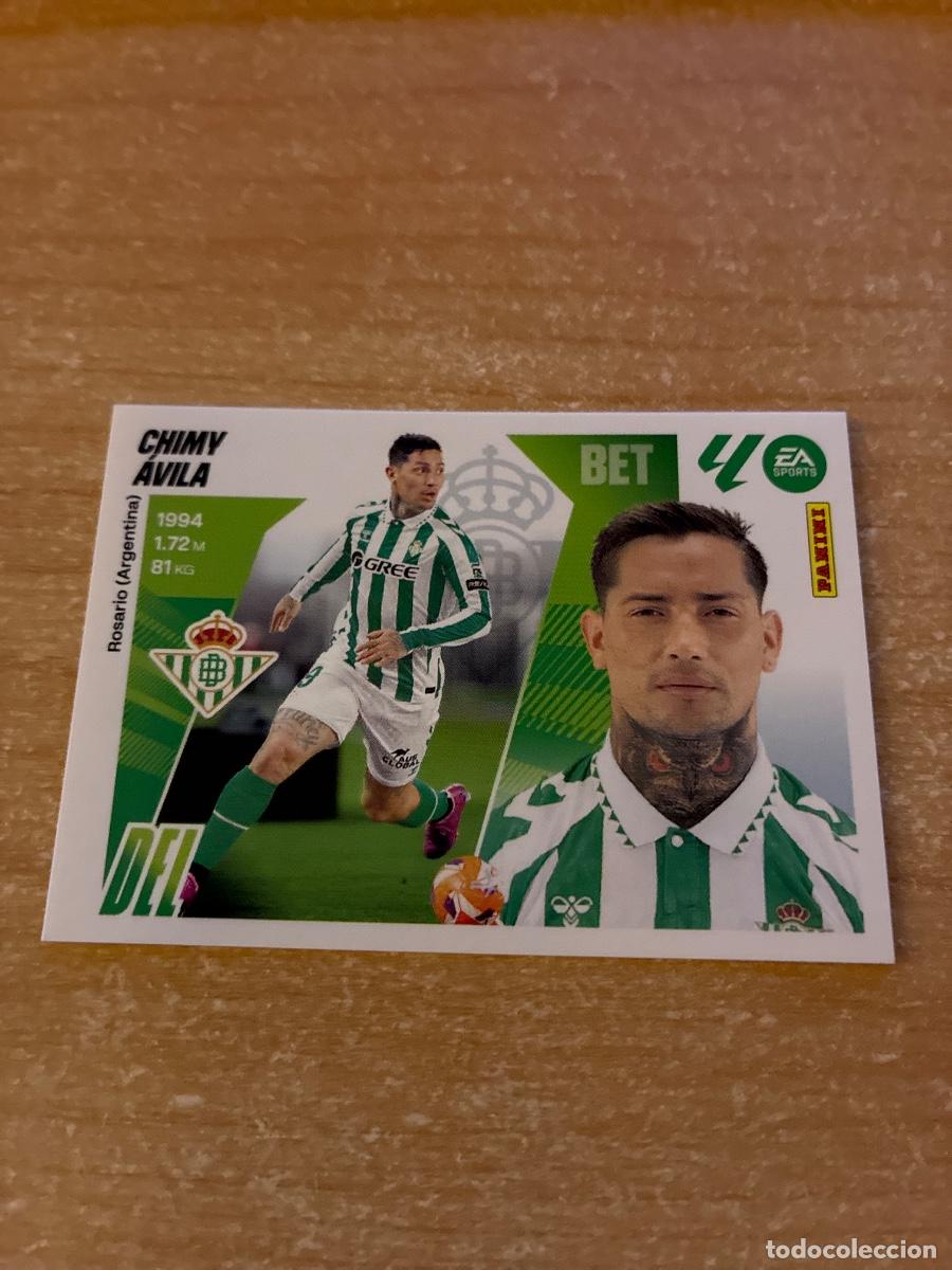 Cromos de f&uacute;tbol: 19 BIS CHIMY &Aacute;VILA REAL BETIS LIGA ESTE 2025 2026