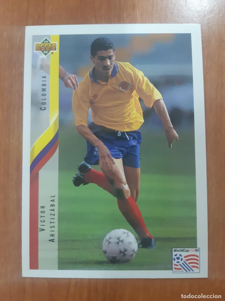 Cromos de f&uacute;tbol: N&deg;53 V&Iacute;CTOR ARISTIZABAL COLOMBIA WORLD CUP USA 94 UPPER DECK 1994
