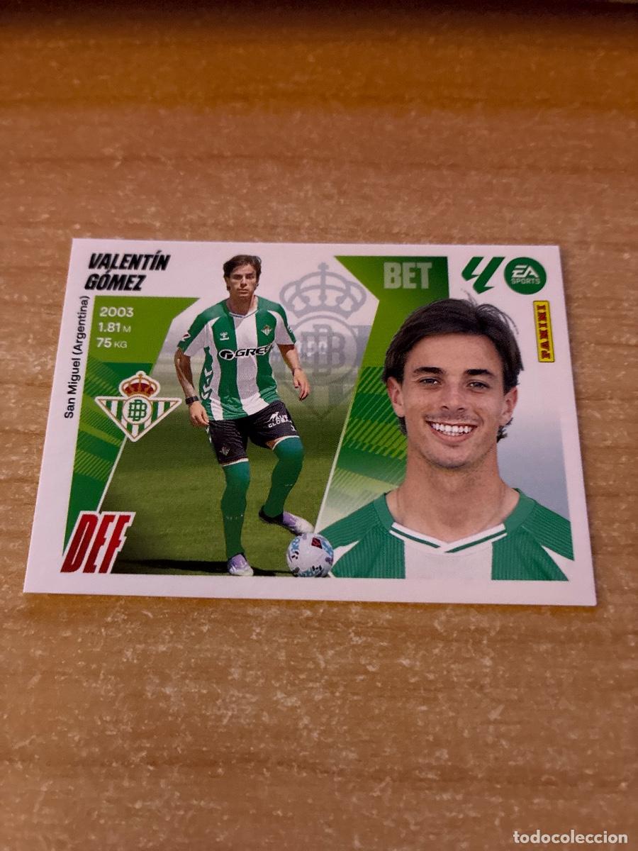 Cromos de f&uacute;tbol: 17 VALENT&Iacute;N G&Oacute;MEZ &Uacute;LTIMO FICHAJE REAL BETIS LIGA ESTE 2025 2026