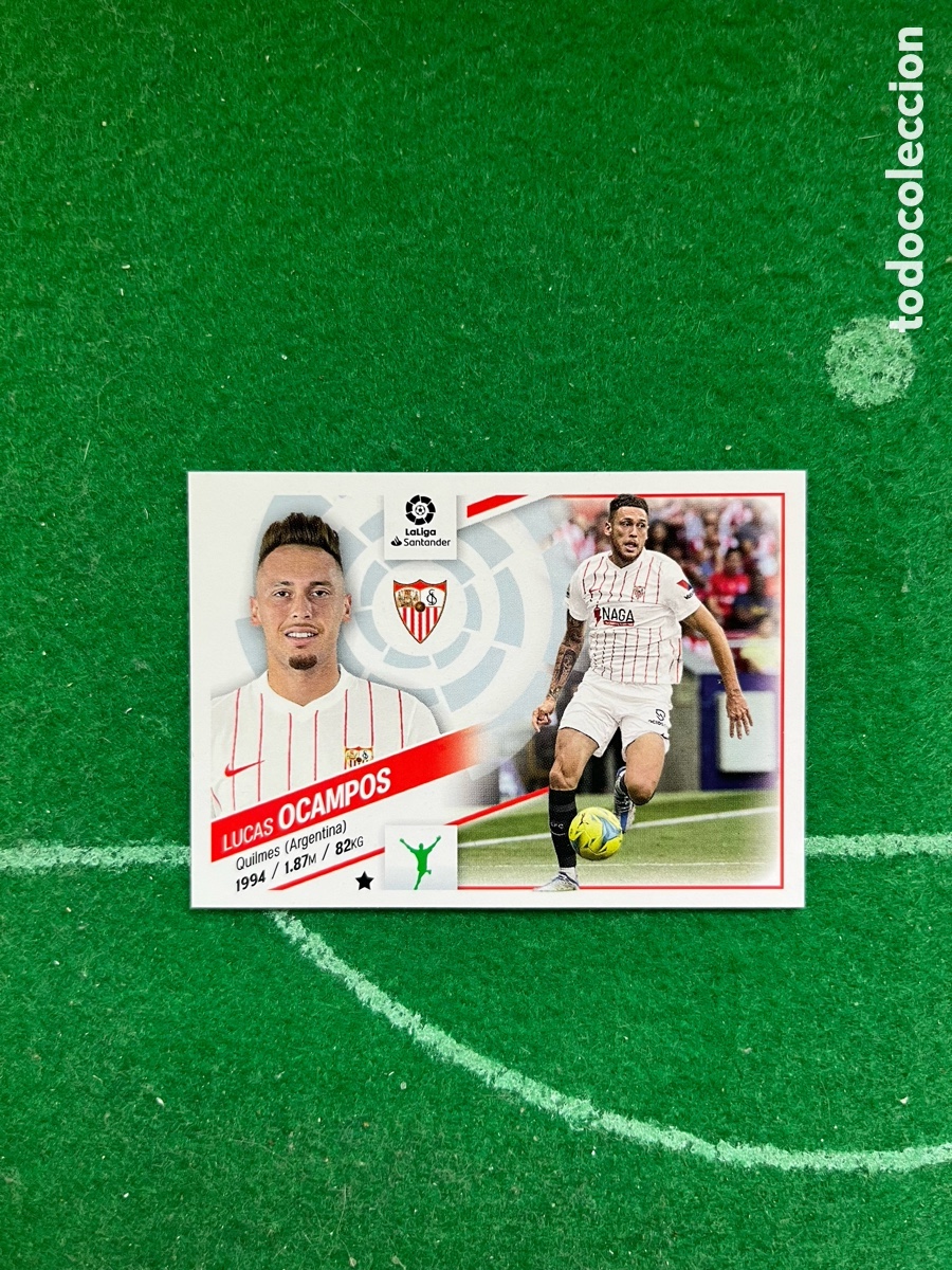 Cromos de f&uacute;tbol: 17 LUCAS OCAMPOS SEVILLA LIGA ESTE 2022 2023 PANINI